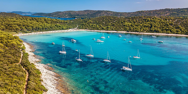 Sakarun beach, Veli Rat, Croatia Sakarun beach, Veli Rat, Croatia